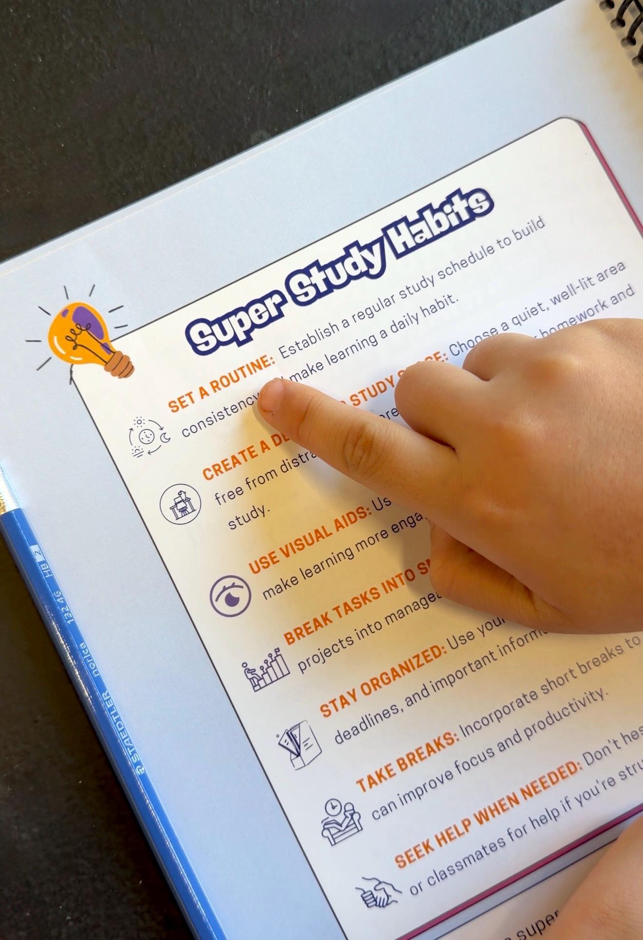 2026-2027 Student Planner | Elementary Middle School Homework Agenda, Assignment Book